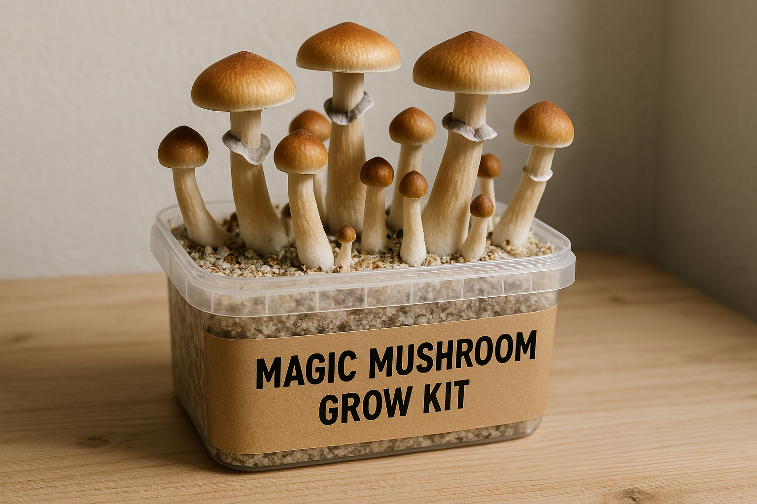 Een beginnersgids voor je eerste oogst met een magic mushroom kweekset