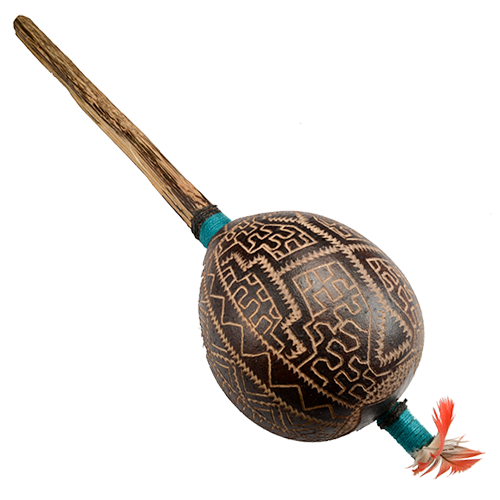 Shipibo Maraca rattle | Avalon magic plants